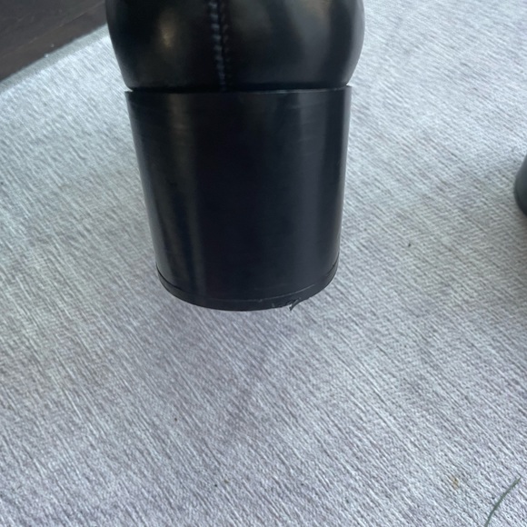 Ankle boots black block heel Sam Edelman - Picture 4 of 6